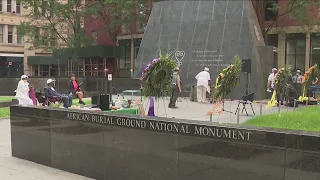 Rediscovery of oldest African burial ground commemorated in Lower Manhattan