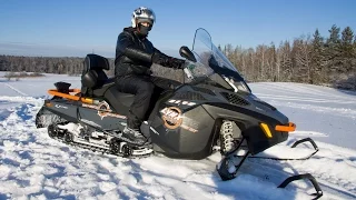 Snowmobile Lynx Adventure GT 900, review and test drive