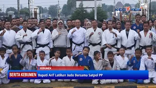 Bupati Arif Sugiyanto Latihan Judo Bersama Satpol PP Kebumen