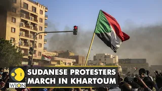 Thousands protest against military coup in Sudan | Sudanese Demonstration | Latest English News