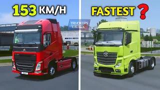 🚚SLOWEST to FASTEST Trucks! in Truckers of Europe 3 | Shocking Results*