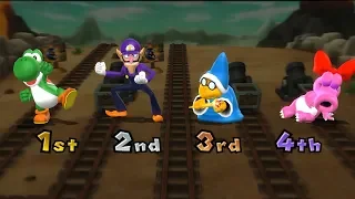 Mario Party 9 Boss Rush - Kamek vs Yoshi vs Birdo vs Waluigi| Cartoons Mee