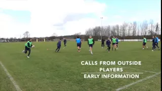 Rugby Running Lines Drill from Newcastle Flacons