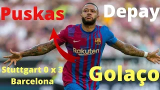 DEPAY FEZ GOLAÇO | Stuttgart 0 x 3 Barcelona | Melhores Momentos | Amistoso 31/07/2021