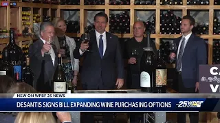 DeSantis signs law to loosen restrictions on sale of wine in Florida