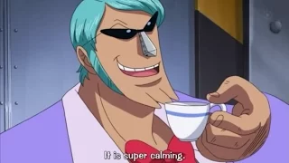 This is What Happen if Franky Use Tea for His Energy - One Piece Funny Moment