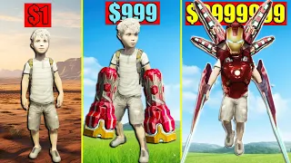 GTA V : Ironman Adopted A Little Boy | $1 Iron Man সুইট To $99999 Iron Man সুইট আপগ্রেড