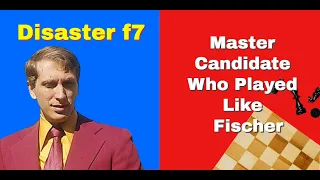 Master Candidate Who Played Like Bobby Fischer | A Disaster On f7 Square | Aijala vs Leppamaki: 1968