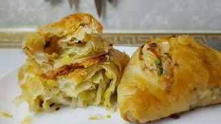 Постные Плацинды из вытяжного теста,😍 цыганка готовит. Тесто Фило.Gipsy cuisine.😋