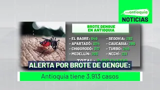 Alerta por brote de dengue: Antioquia tiene 3.913 casos - Teleantioquia Noticias