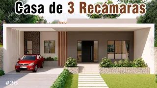 Casa de 3 Recámaras | 2 baños | sala | comedor | cocina | lavandería