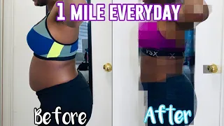 I Ran ONE MILE for 21 Days and This Happened...I’m shook! (Before & After RESULTS + Tips)