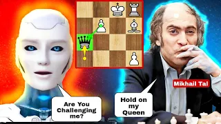 BRILLIANT QUEEN SACRIFICE THAT WILL BLOW YOUR MIND | Mikhail Tal's Queen Sacrifice | Chess