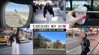 VIAJAMOS PRA NOVA YORK 🇺🇸😍 | PRIMEIRO DOIS DIAS DA VIAGEM!