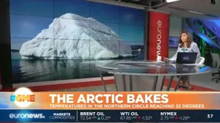 The Arctic Bakes: Temperatures in the Arctic Circle reaching 32C