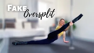 How To Do A FAKE SPLIT - Pole Dance & Floor Work Oversplit Tutorial | Sandra Flow