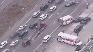 6-car crash on Detroit's east side injures 4 senior citizens