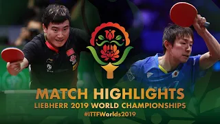 Koki Niwa vs Liang Jingkun | 2019 World Championships Highlights (1/4)