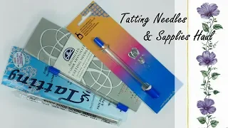 Обзор игл для фриволите & распаковка посылок  | AliExpress | Tatting needles review & supplies haul