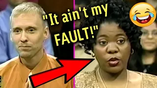 HILARIOUS CAR WRECK at WENDYS! SHE GOT NO LICENSE, NO INSURANCE! IT AINT HER FAULT! JUDGE JUDY