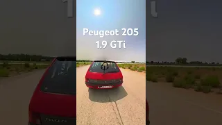 El emocionante ronroneo del Peugeot 205 GTi #oldschoolcar #gti #pov