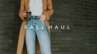 HUGE FALL HAUL & TRY ON 🍂 | ZARA, ARITZIA, VINTAGE CLOTHING HAUL (2018)