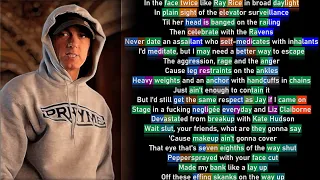 1.000 Rhymes - 1.000 Subscribers Special | Eminem on "Shady CXVPHER"