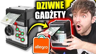 Testuje DZIWNE GADŻETY z Allegro! *własny sejf*