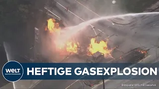 ATLANTA: Gasexplosion bei Bauarbeiten – Feuerwehr unter Stress