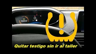 Como quitar testigo de presion neumaticos peugeot 5008