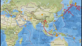 Swarm of Earthquakes Aleutian trench region.. 7.3 Banda sea aftershocks.. Wednesday night 12/29/2021