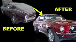 Barn Find 1967 Mustang Fastback Restoration - Better than OEM