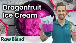 How to make Dragonfruit Ice Cream in a Vitamix Blender! | Recipe Video