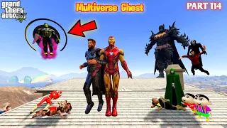 Multiverse Ghost Hulk Avengers Came From Future To Save Thor in GTA5 #114