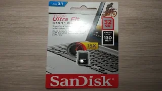 SanDisk USB 3.1 Flash Drive 32 Gb Speed Up to 130 MB/s