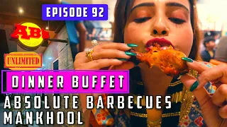 Unlimited sumptuous Dinner Buffet in newly opened AB's Absolute Barbecues Mankhool, Dubai Food Vlog