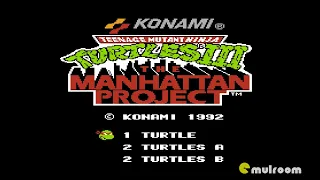 Полное прохождение (((Dendy))) Teenage Mutant Ninja Turtles III: The Manhattan Project СТРИМ РЕТРО