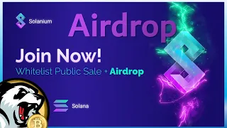 AIRDROP de SOLANIUM 🤑 [Blockchain SOLANA] |Criptomonedas gratis de un gran proyecto en 5 minutos💸