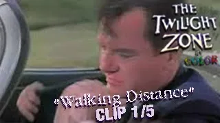 CLIP 1/5 "THAT'S WALKING DISTANCE" - The Twilight Zone "Walking Distance" (remastered and colorized)