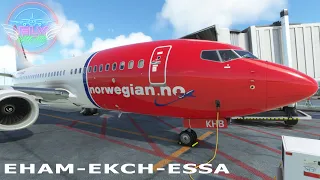 LIVE! | MSFS | Real World Norwegian Airlines OPS! | PMDG 737