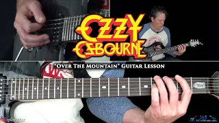 Ozzy Osbourne - Over The Mountain Guitar Lesson (Randy Rhoads)
