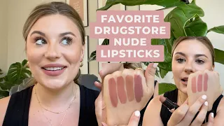 FAVORITE NUDE LIPSTICKS FROM THE DRUGSTORE