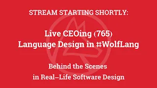 Live CEOing Ep 765: Language Design in the Wolfram Language [LLMs, Graph Functions, and More]