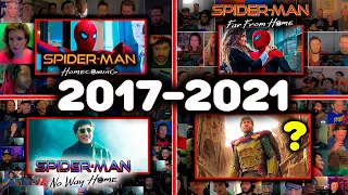 ALL Trailers of Marvel's SPIDERMAN (No Way Home, Far from Home, Homecoming) 2017-2021