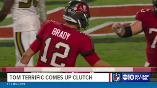 Tom Brady engineers game-winning drive, as the Tampa Bay Buccaneers defeat New Orleans Saints 17-16