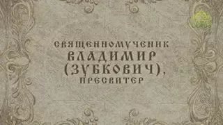 Мульткалендарь / 31 января 2018 / Священномученик Владимир (Зубкович), пресвитер /