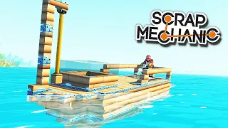 ПЛЫВУ по ВОДЕ на ХАЛЯВНОЙ ТЯГЕ в 0.5.0 | SCRAP MECHANIC