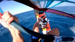 PWA Fuerteventura Windsurfing Slalom Training 2019 POV Andy Laufer 2x GoPro Hero 7 Black