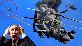 Very Horrifying Moment, 7 RUSSIAN KA-52 Helicopters Shot Down by US F-22
