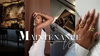 MAINTENANCE VLOG | LASHES, NAILS, BROW LAMINATION, SHOPPING + LISTENING PARTY + DAY PARTY + MORE